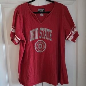 Varsity Red Ohio State Short Sleeve Tee